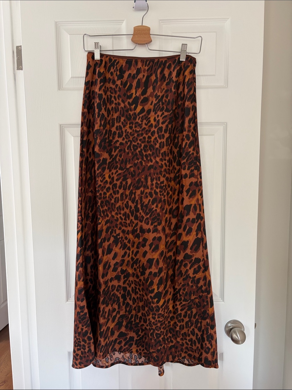 a new day Leopard-Print Maxi Skirt in Brown and Black